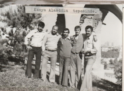 Ekim 1980- Soldan Sağa  Mehmet Bursalı-Şevki Ergun-Mustafa Turan-Hasip Mercan-Serdar Topaloğlu