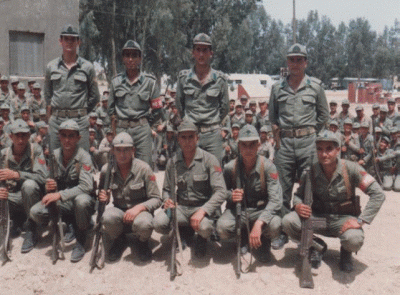 1983- LEFKOŞA Subaylar Soldan sağa: Yaşar Genç- Mustafa Turan- Mustafa Yazıcı- Serdar Özyar