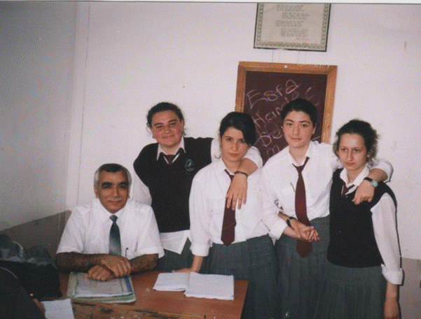 Öğrencilerimle(Mithat Paşa Lisesi)