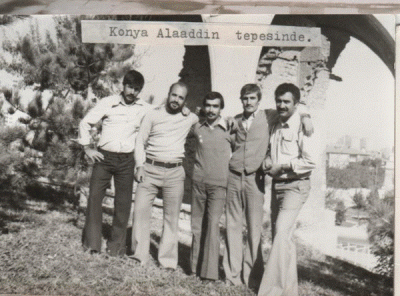 Ekim 1980- Soldan Sağa Mehmet Bursalı-Şevki Ergun-Mustafa Turan-Hasip Mercan-Serdar Topaloğlu