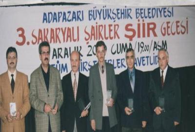 3.Sakaryalı Şairler Şiir Gecesi